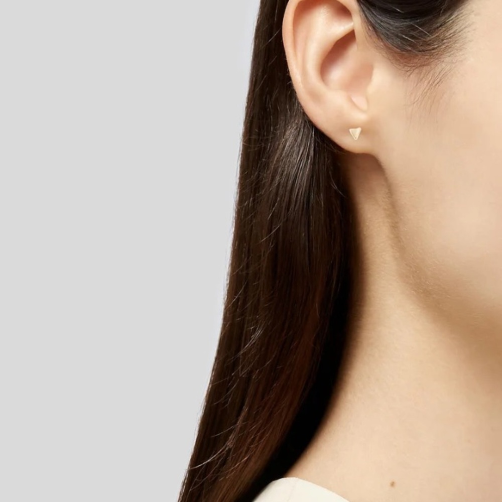 Catbird single 14k Kitten Ear Earring Stud